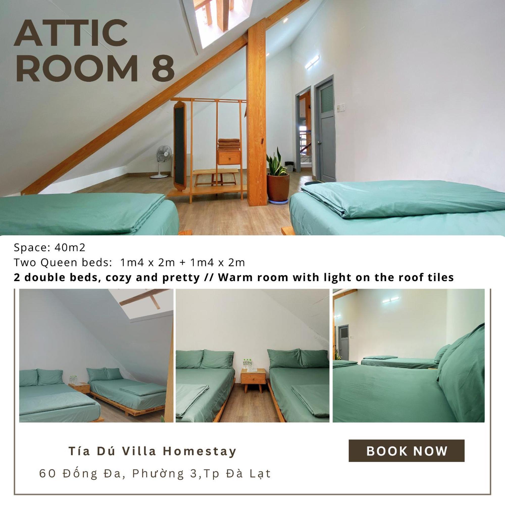 Tia Du Villa Homestay Dalat Exterior foto