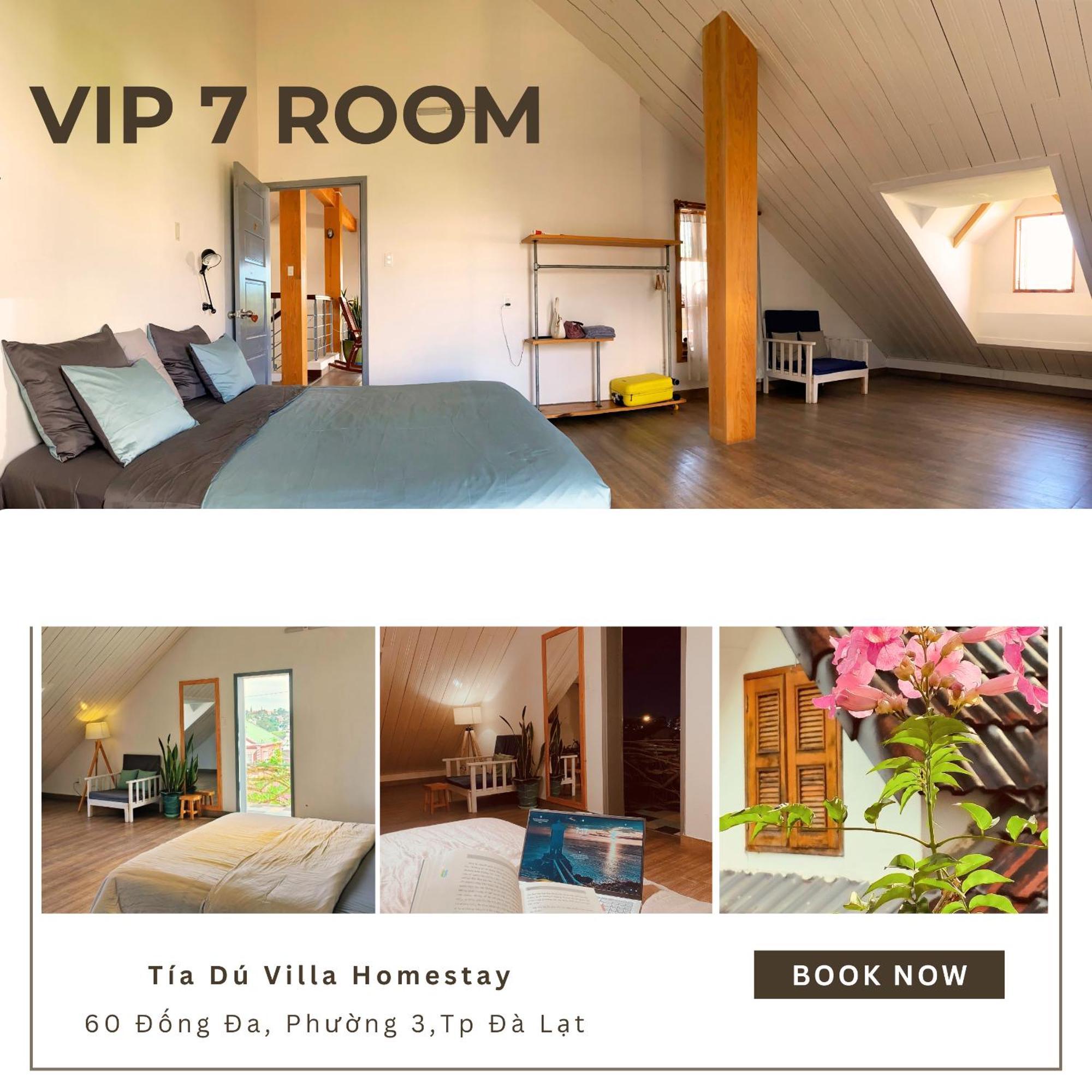 Tia Du Villa Homestay Dalat Exterior foto