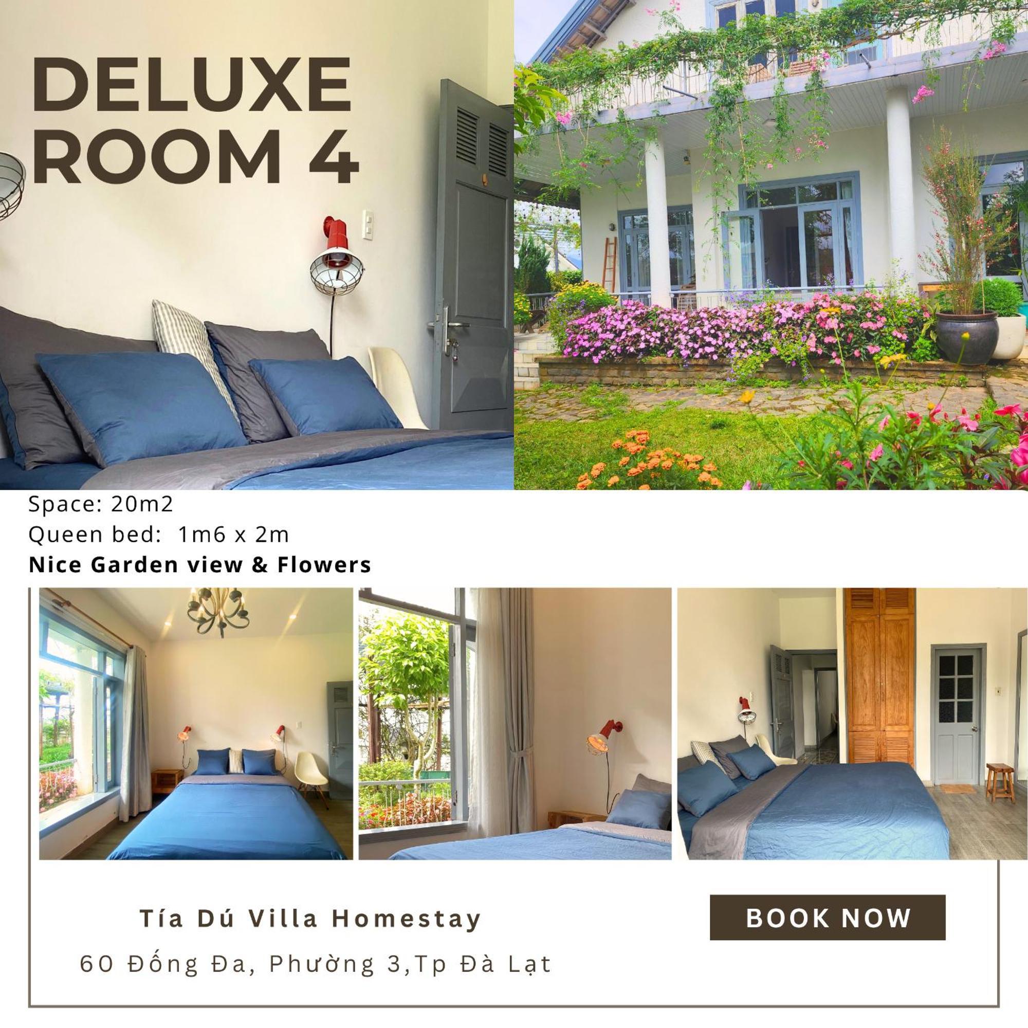 Tia Du Villa Homestay Dalat Exterior foto